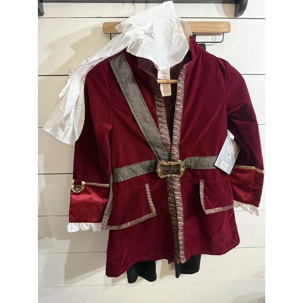 NWT Captain Hook Disney Store Costume for Kids 7/8 Medium Peter Pan Halloween - Picture 5 of 7